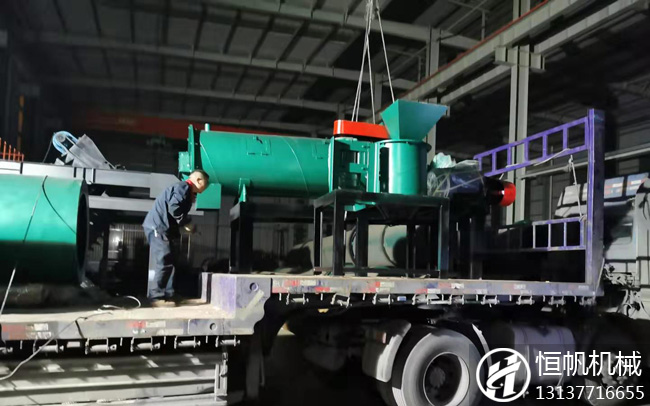 山西年產1萬噸牛糞有機肥生產線設備發貨(圖3) 山西有機肥設備