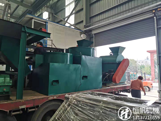 貴陽年產1萬噸雞糞有機肥生產線發貨(圖3) 貴州有機肥設備