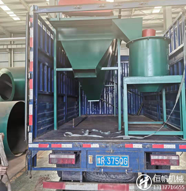 鄭州恒帆篩分機(jī)與粉碎機(jī)助力廣東清遠(yuǎn)雞糞有機(jī)肥生產(chǎn)線(圖2) 立式粉碎機(jī)
