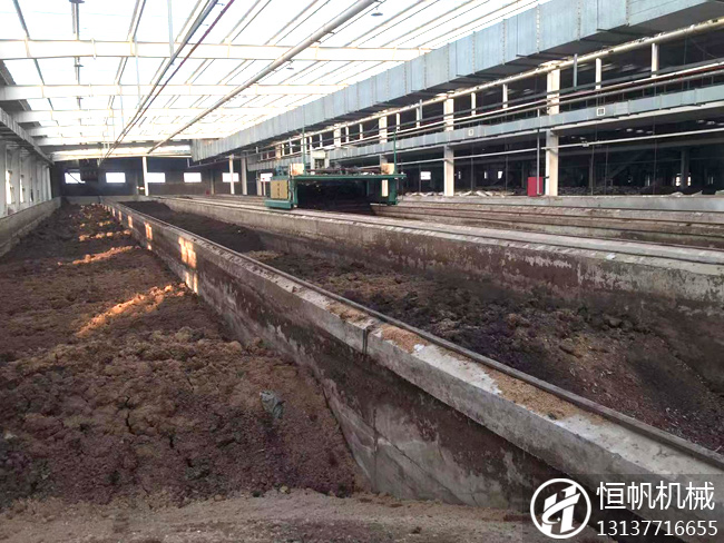 鄭州恒帆鏈板式翻拋機(jī)助力山東有機(jī)肥生產(chǎn)線快速投產(chǎn)(圖2) 鏈板式翻拋機(jī)