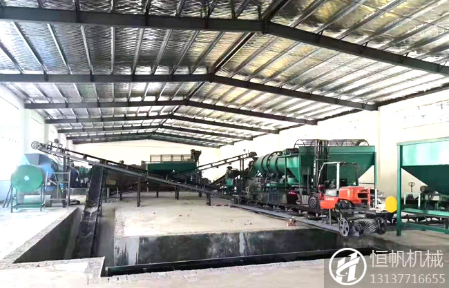 如何解決禽糞對(duì)土地造成的危害?恒帆有機(jī)肥設(shè)備有妙招!(圖3) 有機(jī)肥生產(chǎn)線