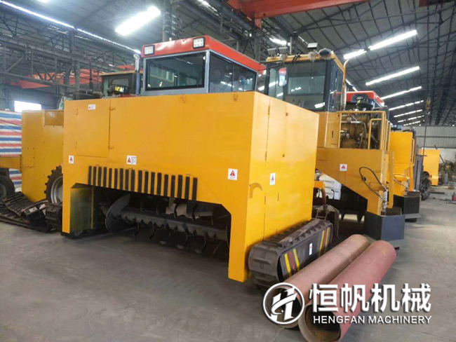 糞便有機肥肥料廠區建設與有機肥設備購買投資與收益(圖2) 有機肥料翻拋機
