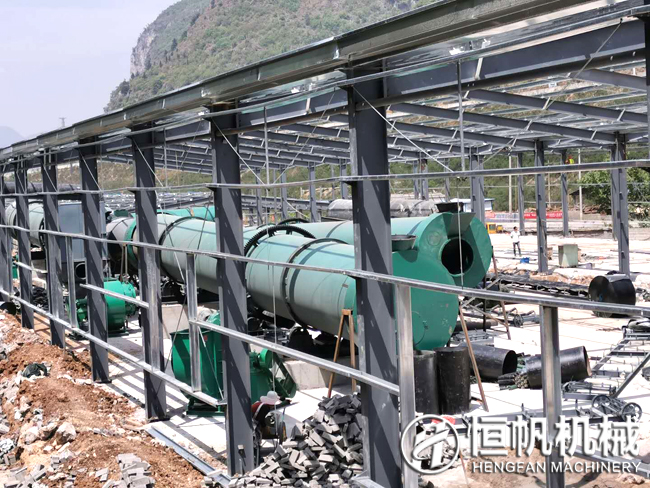 復工復產(chǎn),年產(chǎn)十五萬噸雞糞有機肥生產(chǎn)設備助力貴州肥料廠區(qū)建設(圖4) 貴州有機肥設備