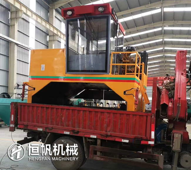 加班加點履帶式翻堆機發送至山西運城(圖4) 有機肥履帶式翻堆機