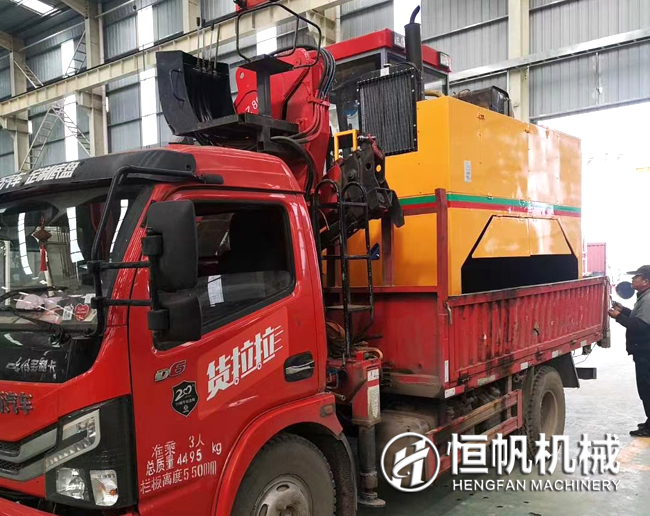 加班加點履帶式翻堆機發送至山西運城(圖1) 履帶式翻拋機